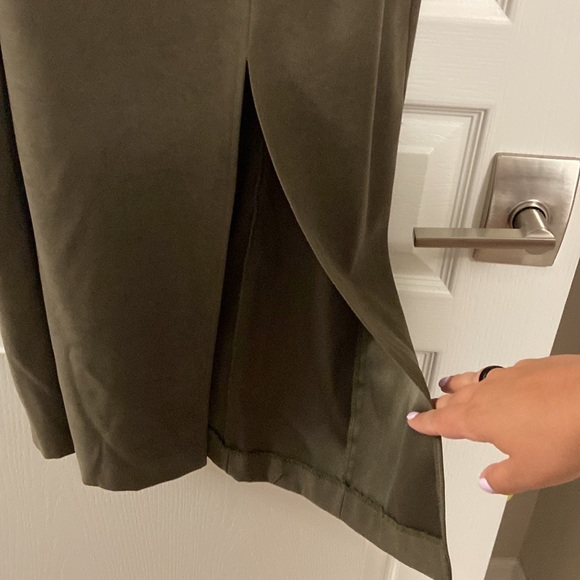 Vintage Jessica olive green dress in size 14. - Picture 5 of 5